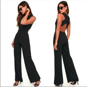 Lulus Cross Back Jumpsuit BNWT